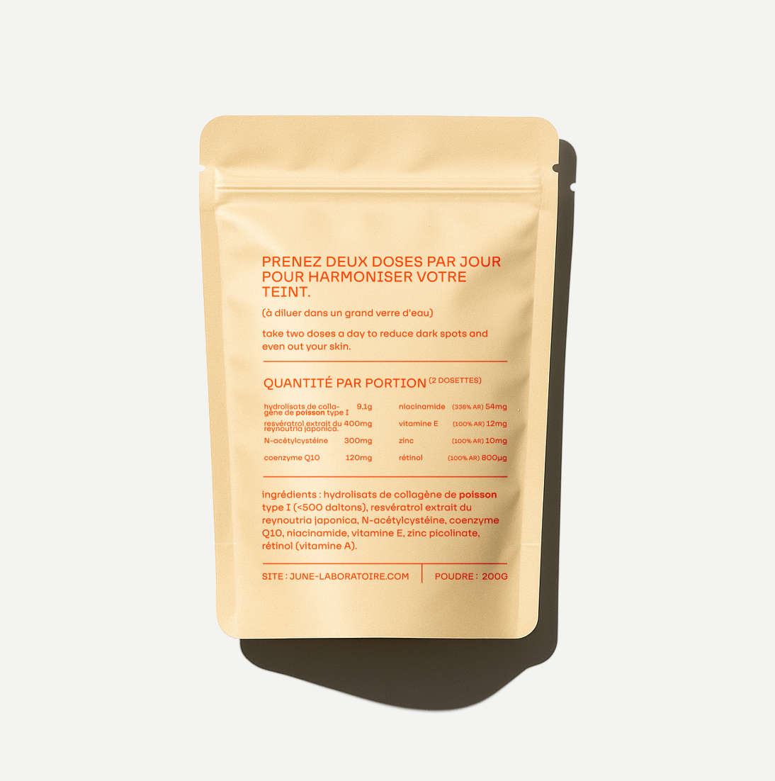 Marine Collagen - Formel gegen dunkle Flecken - 200 g